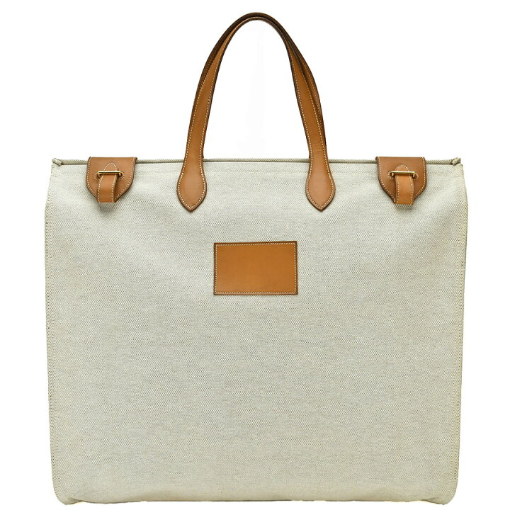 楽天市場】エルメス HERMES カバ50 トートバッグ ハンドバッグ トワル 