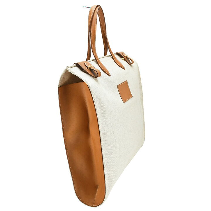 楽天市場】エルメス HERMES カバ50 トートバッグ ハンドバッグ トワル 