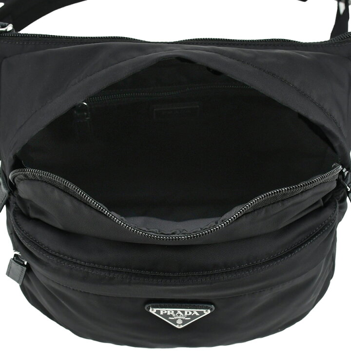 楽天市場】プラダ PRADA ボディバッグ ウエストバッグ 2VH038 黒 