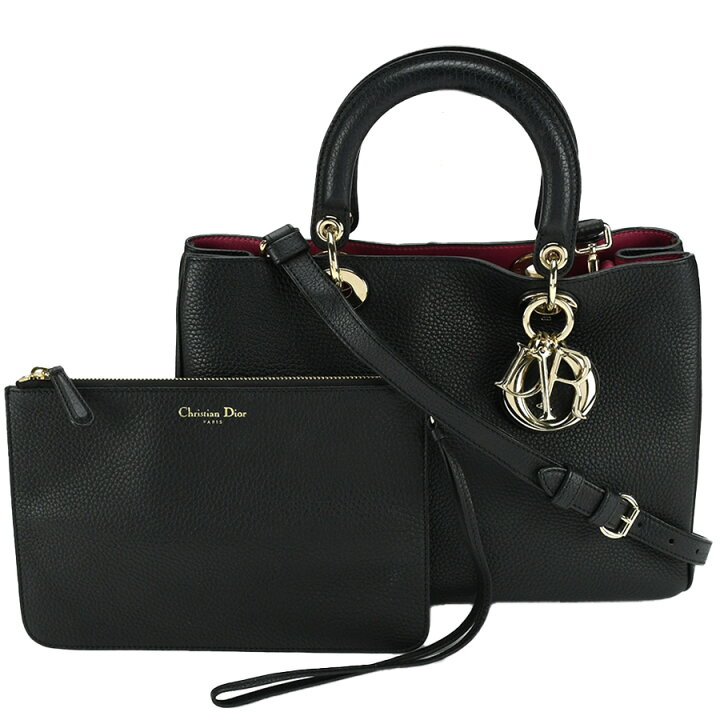 楽天市場】Dior ディオール ディオリッシモ ハンドバッグ 2way  