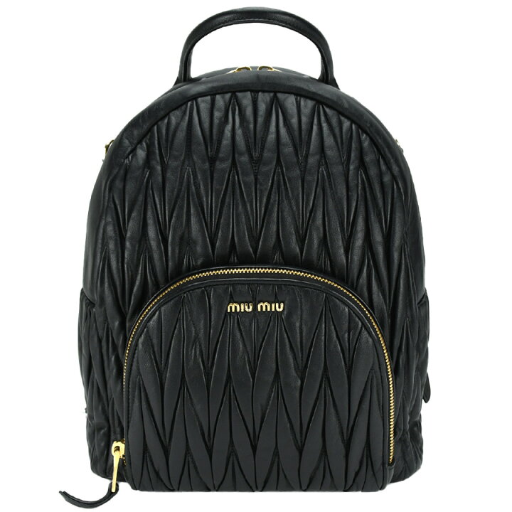 楽天市場】ミュウミュウ MIUMIU マテラッセ バックパック リュック  