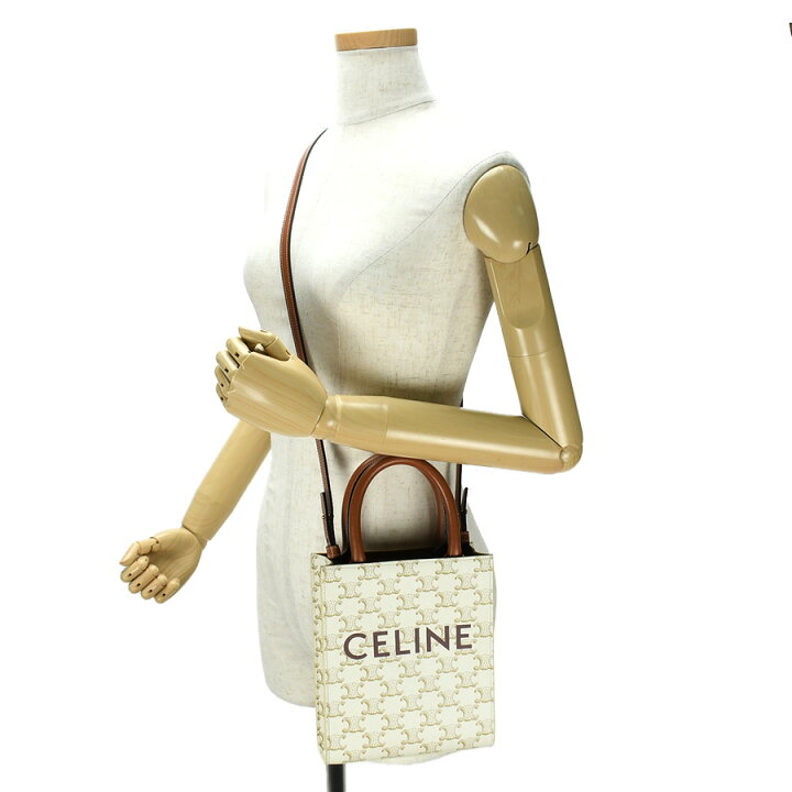 楽天市場】セリーヌ CELINE トリオンフ ミニ バーティカル カバ 194372 