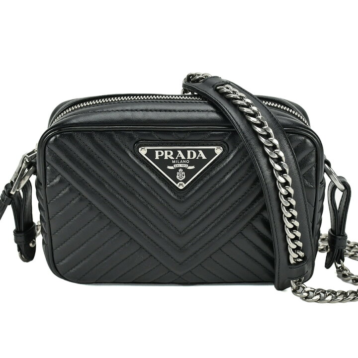 楽天市場】プラダ PRADA チェーン ショルダーバッグ キルティング V 