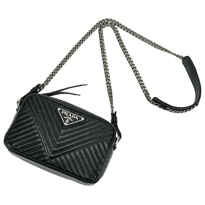 楽天市場】プラダ PRADA チェーン ショルダーバッグ キルティング V  