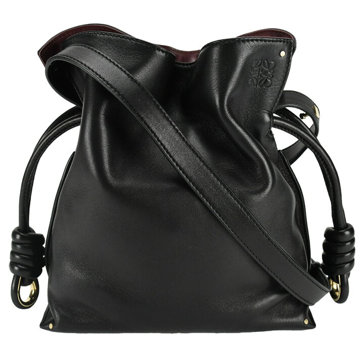 中古】 LOEWE （ロエベ） フラメンコ ノット ウェビング ショルダー  