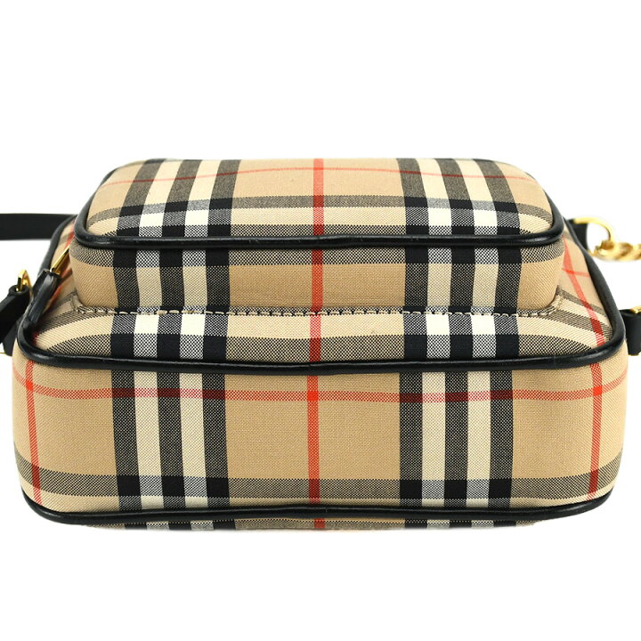 楽天市場】BURBERRY バーバリー ヴィンテージチェック SM カメラバッグ 