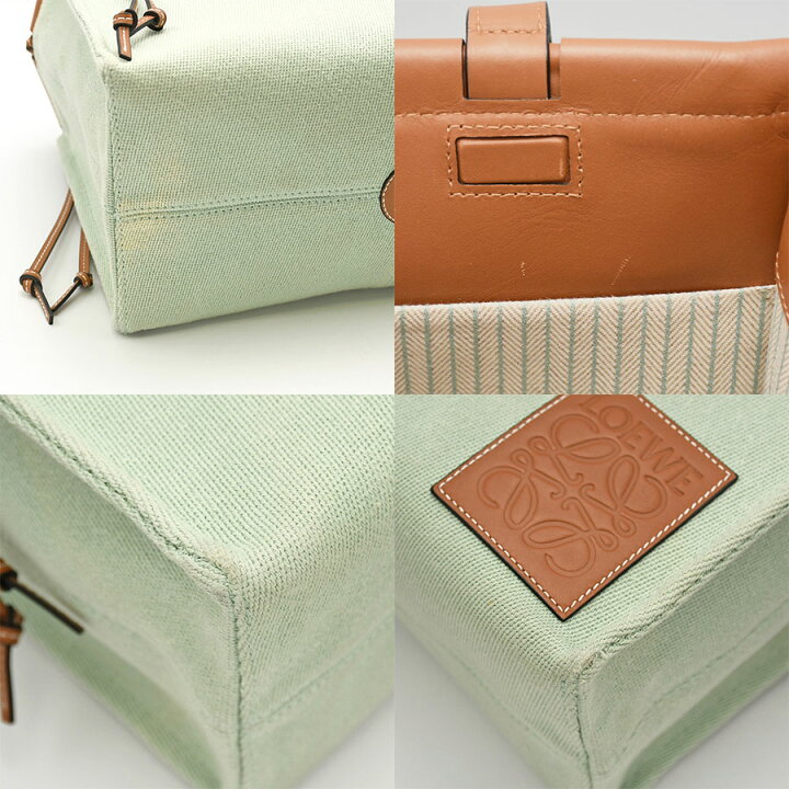 楽天市場】ロエベ LOEWE クッショントート スモール アナグラム 