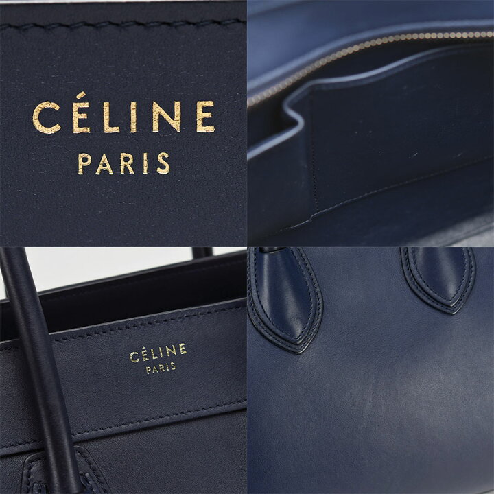 楽天市場】セリーヌ CELINE ラゲージ マイクロショッパー トートバッグ 