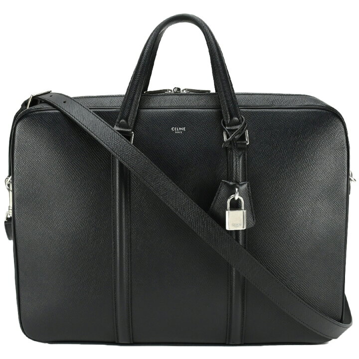 楽天市場】セリーヌ CELINE ビジネスバッグ 188903 ブラック 黒 レザー  