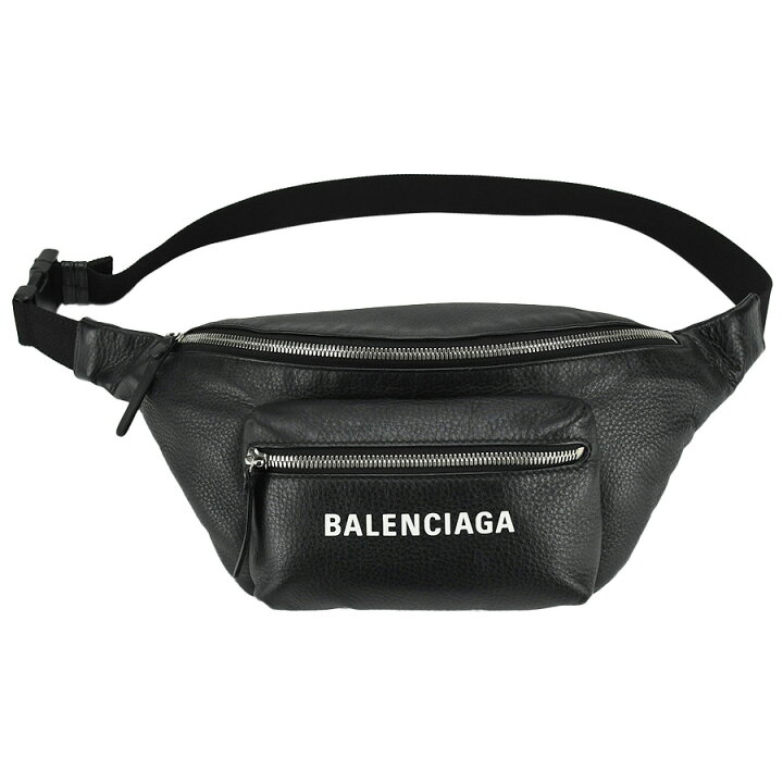 BALENCIAGA バレンシアガ ウエストバッグ エブリデイ 黒 - メルカリ  