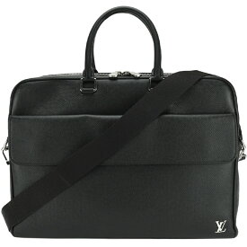 ＼＼クーポンで値引！ポイント5倍！／／ ルイヴィトン LOUIS VUITTON アレックス ブリーフケース M30440 ブラック 黒 タイガレザー ビジネスバッグ 2wayショルダー 書類カバン【中古】