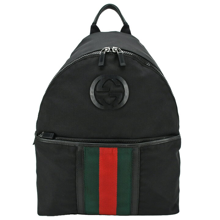 楽天市場】グッチ GUCCI バックパック ロゴ シェリーライン リュック 