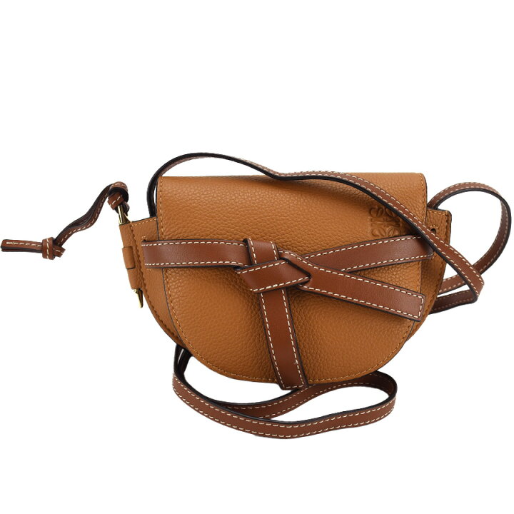 楽天市場】ロエベ LOEWE ミニゲート ショルダーバッグ 321.12 ブラウン 