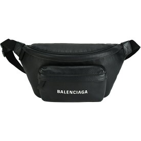 バレンシアガ BALENCIAGA エブリデイ ベルトバッグ 552375 ボディバッグ ウエストバッグ ブラック 黒 レザー ロゴ レディース メンズ 【中古】