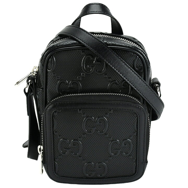 楽天市場】グッチ GUCCI GGエンボス ミニ ショルダーバッグ 658553 