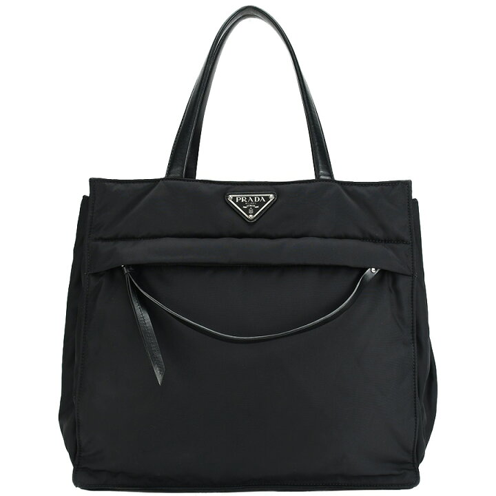 楽天市場】プラダ PRADA トートバッグ 1BG352 ブラック 黒 テスート 