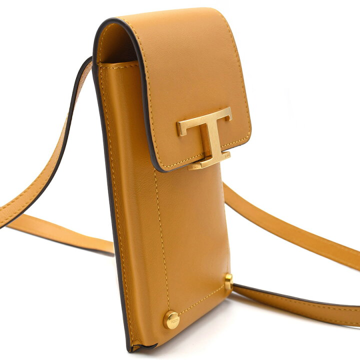 新品完売品 トッズTタイムレスレザーモバイルフォンショルダー  