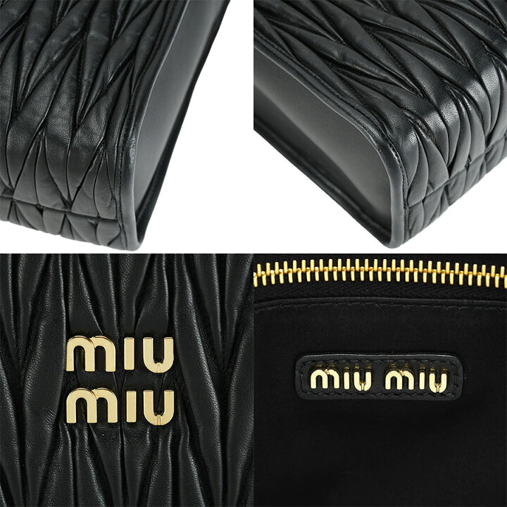 楽天市場】ミュウミュウ MIUMIU マテラッセ トートバッグ 5BG258 