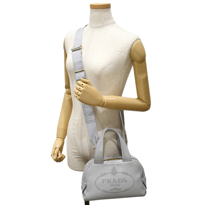 楽天市場】プラダ PRADA トップハンドルバッグ ミニ ボストン 