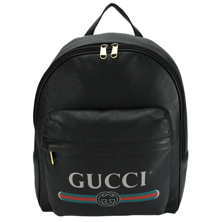 楽天市場】グッチ GUCCI ヴィンテージ ロゴプリント バックパック 