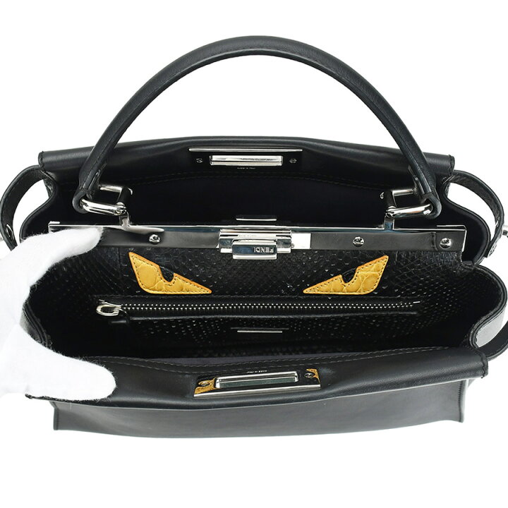 楽天市場】フェンディ FENDI ピーカブー レギュラー モンスター バッグ  