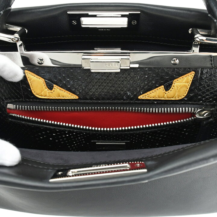 楽天市場】フェンディ FENDI ピーカブー レギュラー モンスター バッグ  