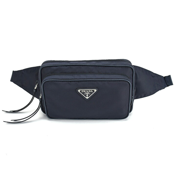 楽天市場】プラダ PRADA ボディバッグ ウエストバッグ トライアングル 