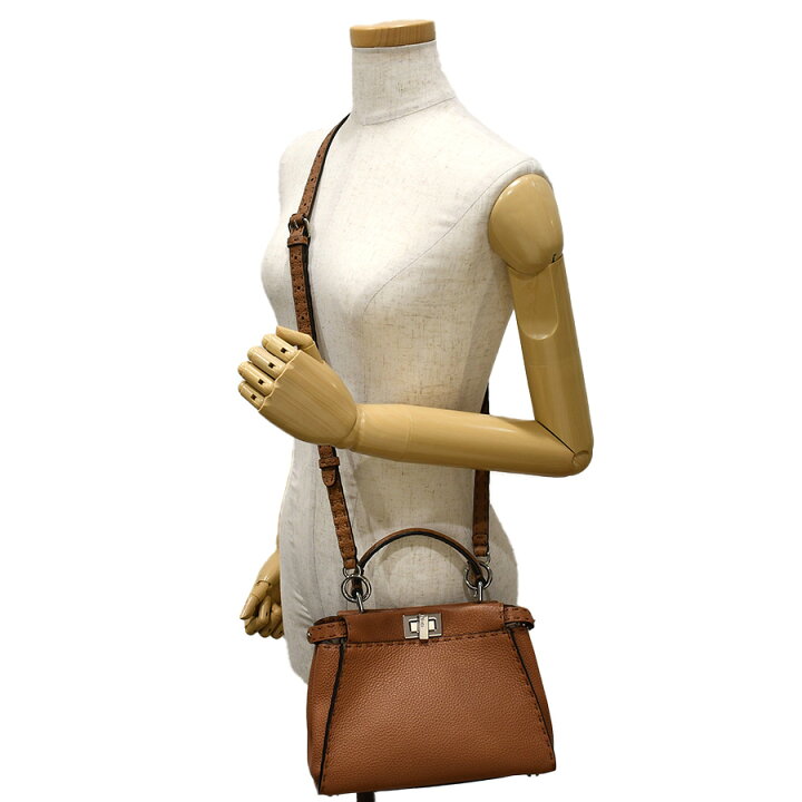 楽天市場】フェンディ FENDI セレリア ピーカブー ミニ 8BN244 