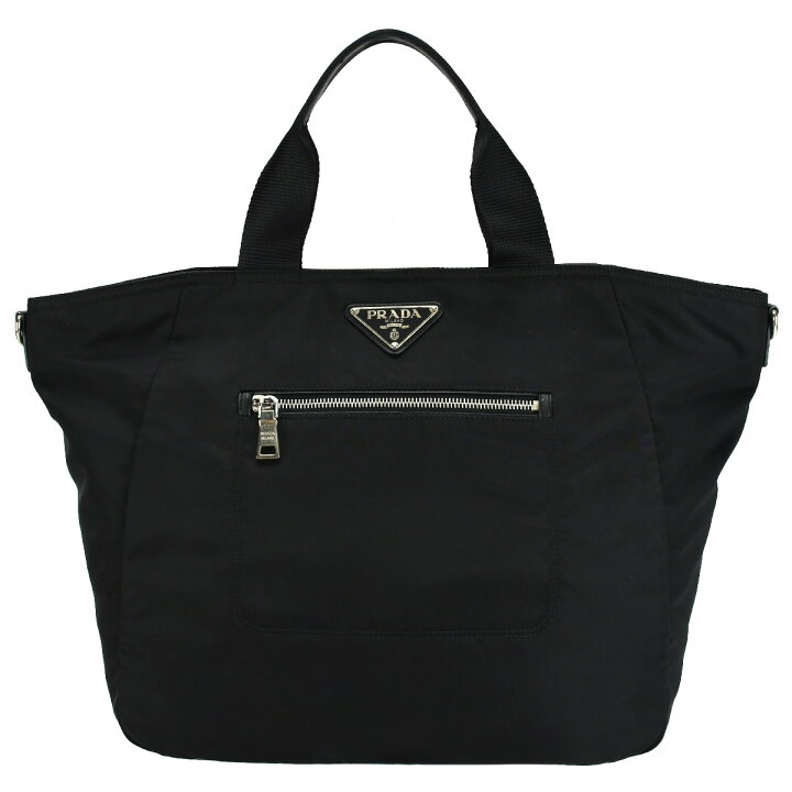 楽天市場】プラダ PRADA トライングルロゴ トートバッグ ハンドバッグ  