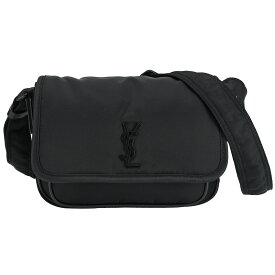 サンローラン SAINT LAURENT PARIS ニキ スモール メッセンジャーバッグ 776611 ナイロン レザー ブラック 黒 ショルダー クロスボディ メンズ レディース 【中古】