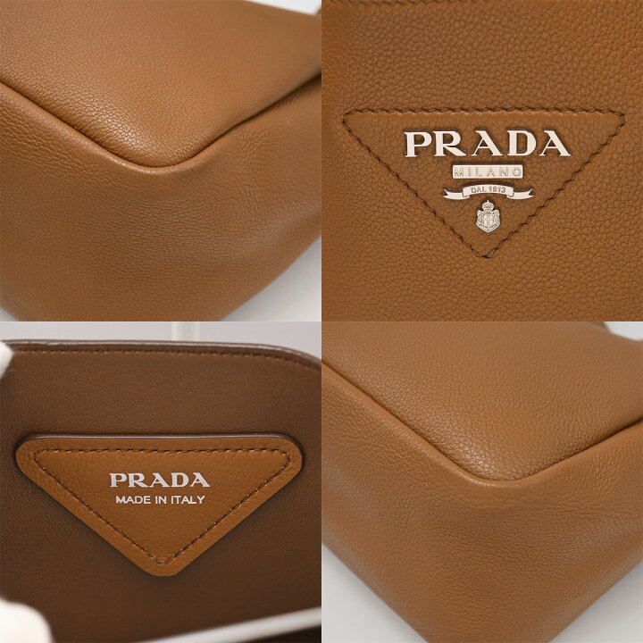 楽天市場】プラダ PRADA ヴィッテロダイノ ソフト レザー トートバッグ 