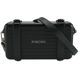 ＼＼クーポンで値引！ポイント5倍！／／ リモワ RIMOWA パーソナル PERSONAL ショルダーバッグ クラッチバッグ アルミニウム ブラック 黒 クロスボディ 斜め掛け レディース メンズ【中古】