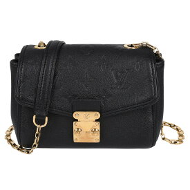 【クーポンでお得×さらにポイントUP】 ルイヴィトン LOUIS VUITTON モノグラム アンプラント サンジェルマンBB チェーン ショルダーバッグ クロスボディバッグ レザー ノワール ブラック 黒 ゴールド金具 M94552 【中古】