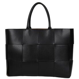 【クーポンでお得×さらにポイントUP】 新入荷 ボッテガヴェネタ BOTTEGA VENETA マキシイントレチャート アルコ トートバッグ ラージ ハンドバッグ ショルダー 肩掛け 2way ブラック 黒 608608【中古】