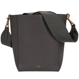 セリーヌ CELINE サングル バケット スモール ショルダーバッグ 肩掛け ワンショルダー レディース レザー グレ