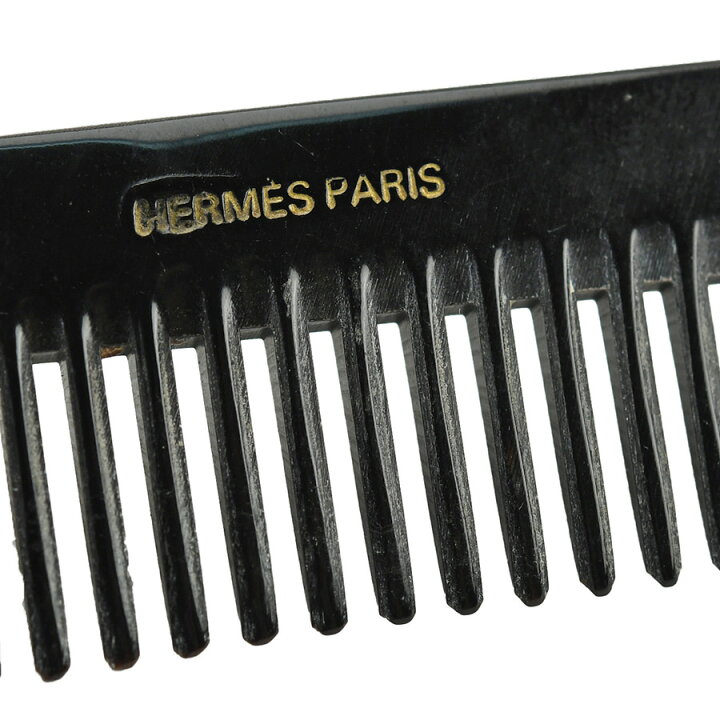楽天市場】エルメス HERMES コーム ヘアブラシ クシ レザー  