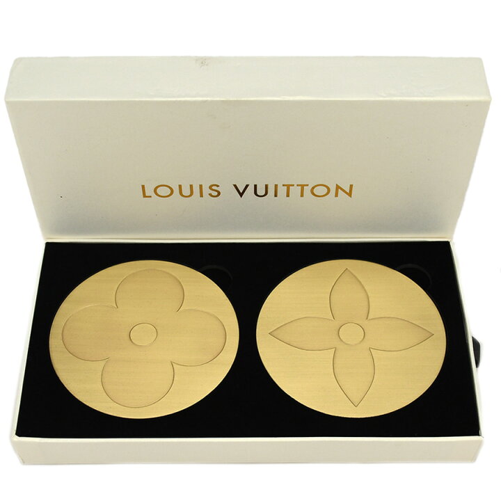 楽天市場】ルイヴィトン LOUIS VUITTON モノグラムフラワー コースター 