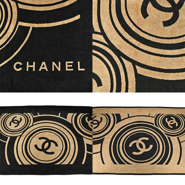 楽天市場】シャネル CHANEL ブランケット ビーチタオル 大判 ココ  