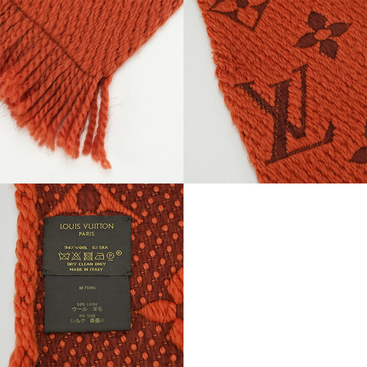 楽天市場】ルイヴィトン LOUIS VUITTON マフラー エシャルプ ロゴ  