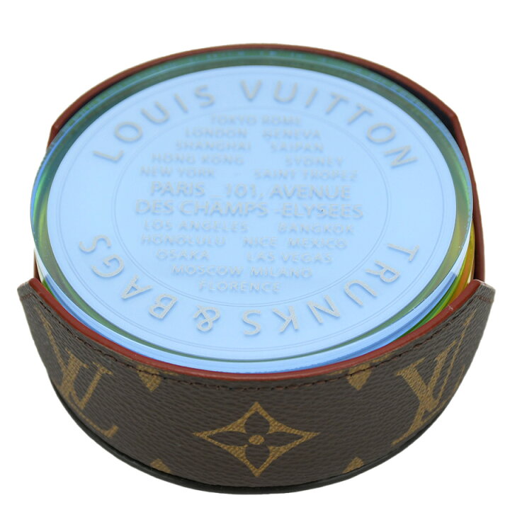 楽天市場】ルイヴィトン LOUIS VUITTON コースター GI0489 6枚セット 
