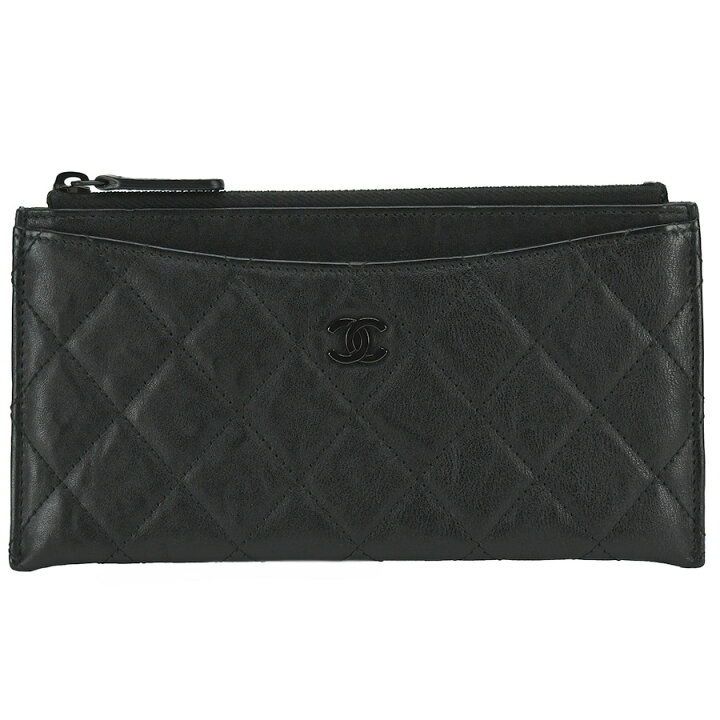 楽天市場】シャネル CHANEL ポーチ マトラッセ 財布 A84107 レザー  