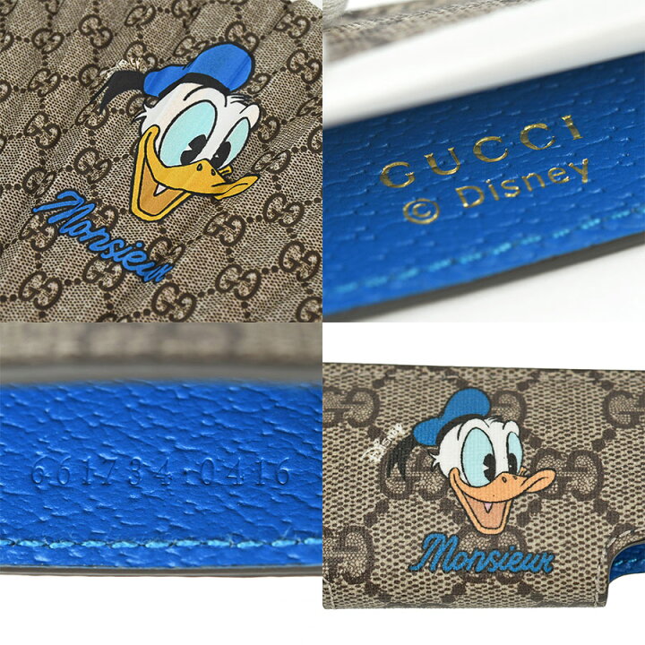 楽天市場】グッチ GUCCI GGスプリーム ディズニー コラボ ドナルド 