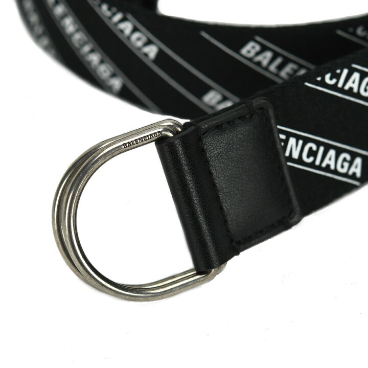 楽天市場】BALENCIAGA バレンシアガ Dリング ベルト 608640 ブラック 