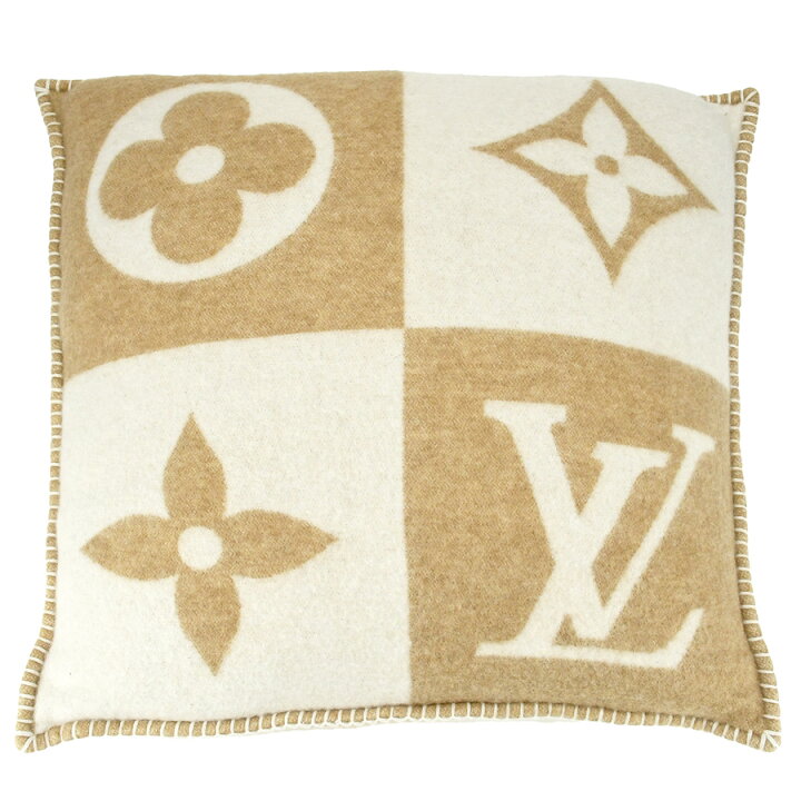 楽天市場】ルイヴィトン LOUIS VUITTON クッション LV チェックメイト 