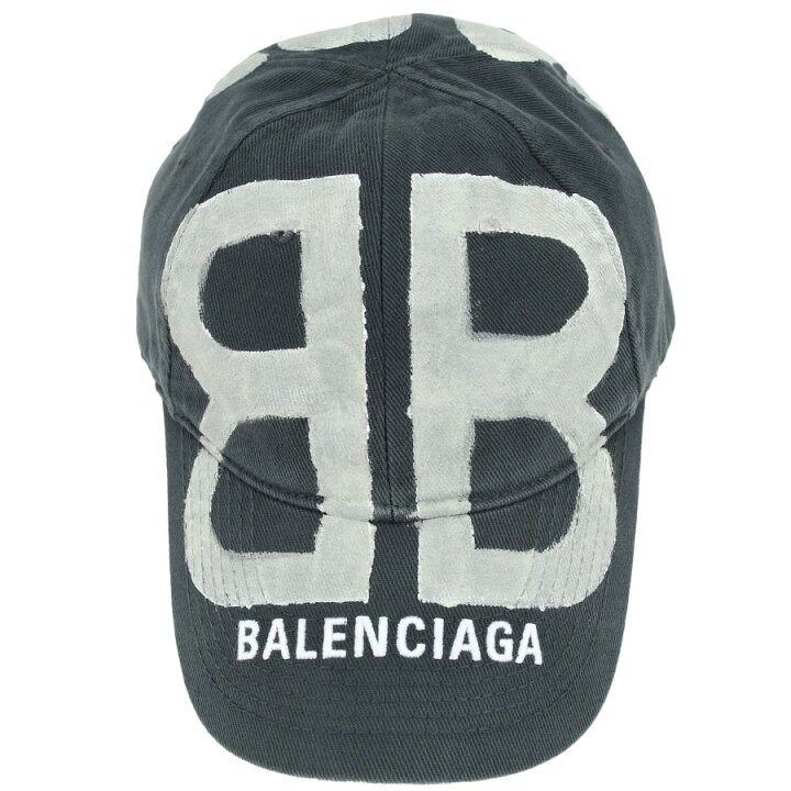 楽天市場】バレンシアガ BALENCIAGA BBスプレイド ペイント キャップ  
