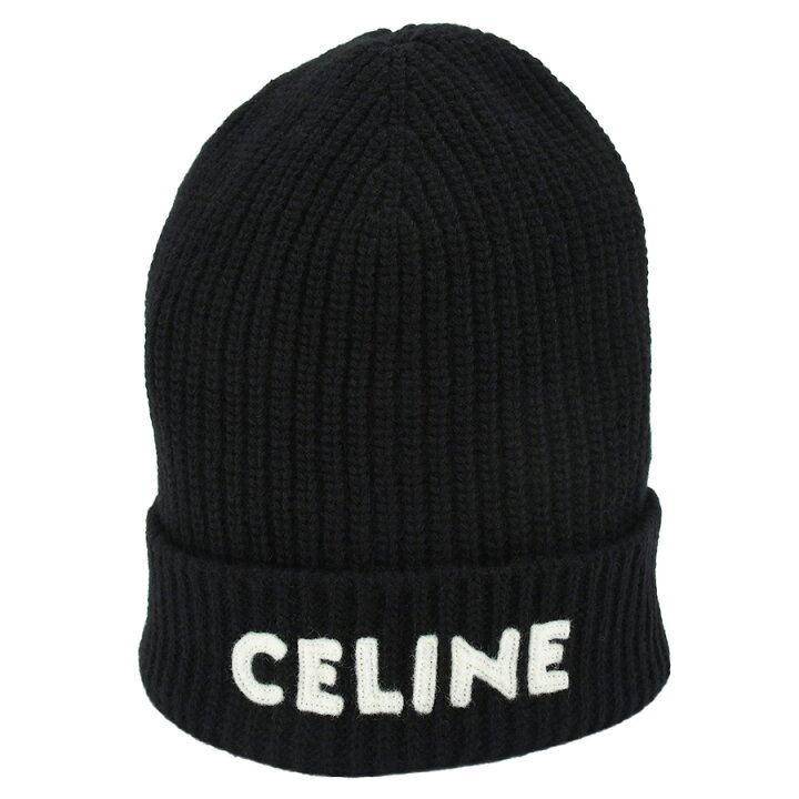 楽天市場】セリーヌ CELINE ニット帽 ニットキャップ 2A25R535Q ロゴ 