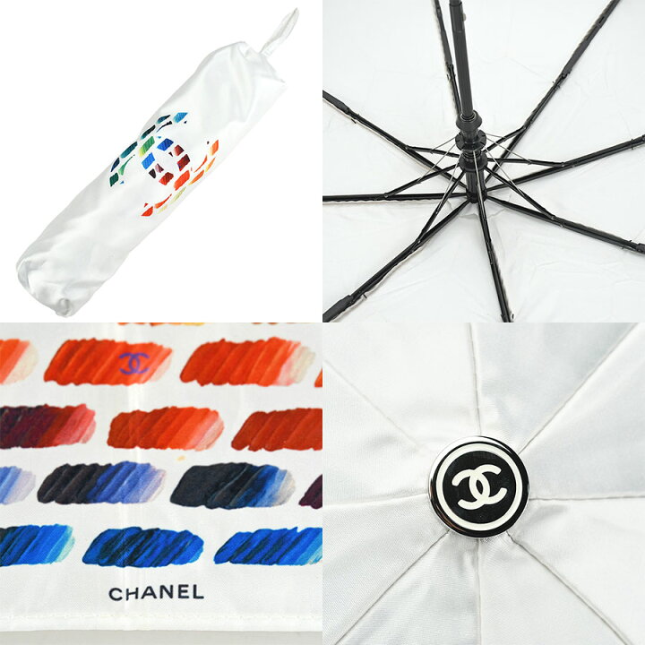 楽天市場】シャネル CHANEL 折りたたみ傘 ココマーク クレヨンペイント 