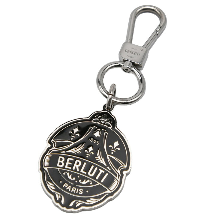 楽天市場】ベルルッティ BERLUTI キーホルダー チャーム ロゴ メタル 