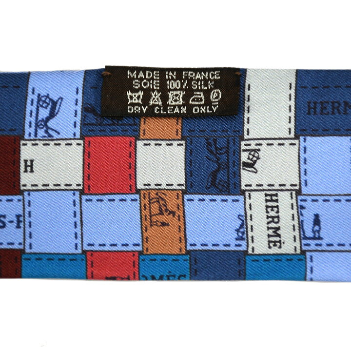 楽天市場】エルメス HERMES ツイリー ボルデュック チェック Bolduc au  