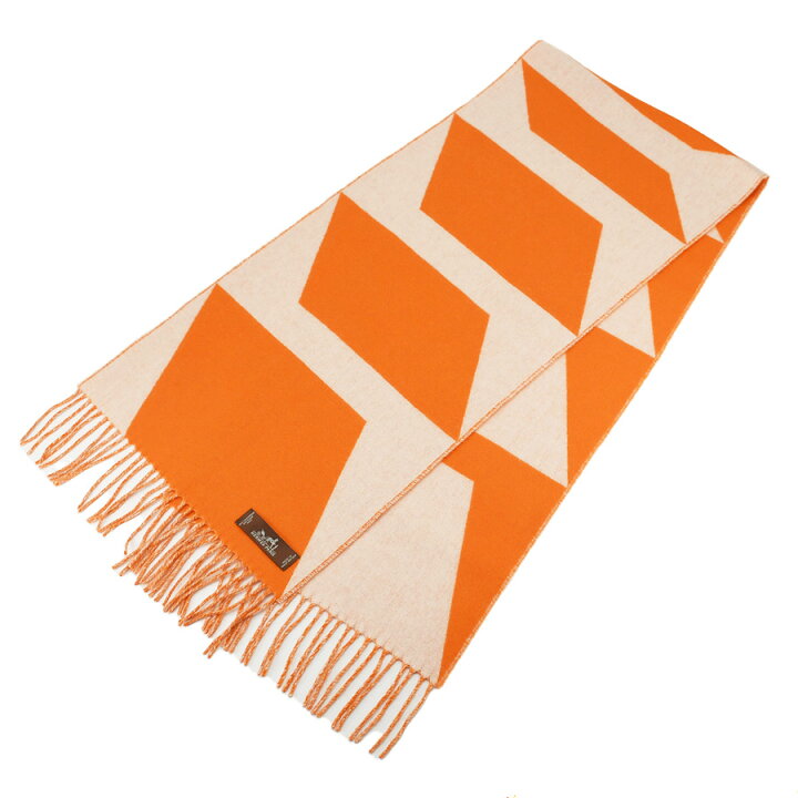 楽天市場】エルメス HERMES マフラー カザック オプティック 総柄 